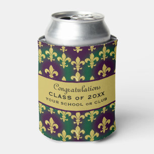 Custom Mardi Gras Party Can Cooler