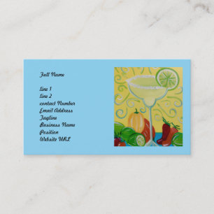 Custom Margarita Business Cards