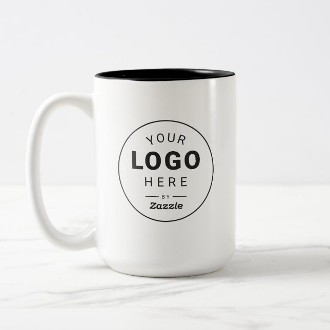 Custom Marketing Mug with Logo (Left)