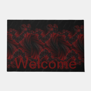 Custom maroon colour doormat