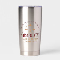 Custom Maroon Law School Graduation Keepsake