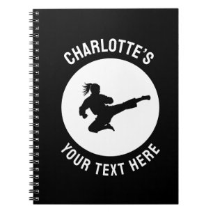 Custom martial arts karate Taekwondo Fighting Notebook