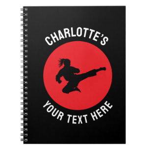 Custom martial arts karate Taekwondo Fighting Notebook