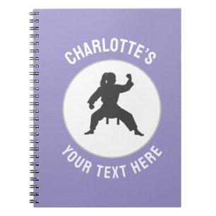 Custom martial arts karate Taekwondo Fighting Notebook