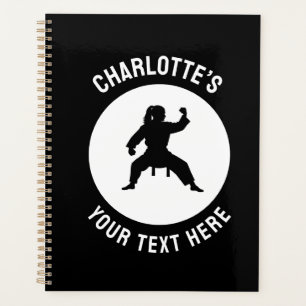 Custom martial arts karate Taekwondo Fighting Planner