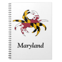 Custom Maryland Crab Notebook