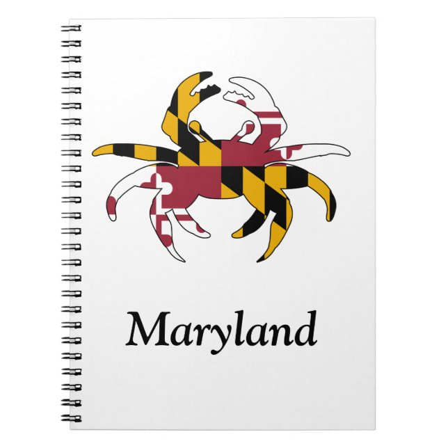 Custom Maryland Crab Notebook (Front)