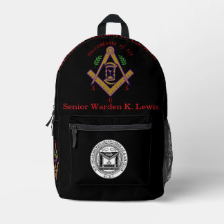 Custom Masonic Lodge Backpack