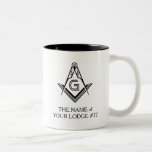 Custom Masonic Mugs | Freemason Gifts<br><div class="desc">Custom masonic mugs make special freemason gifts at the Annual Installation of Officers - or for any occasion! Surprise your fellow brother with a personalised freemason mug designed with a unique square and compass logo of freemasonry. Put your custom name on one side, and the name of the lodge on...</div>