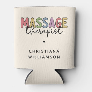 Custom Massage Therapist Massage Therapy Gifts Can Cooler