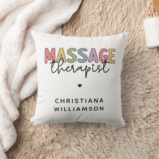 Custom Massage Therapist | Massage Therapy Gifts Cushion (Blanket)