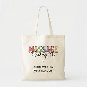 Custom Massage Therapist Massage Therapy Gifts Tote Bag