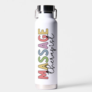 Custom Massage Therapist   Massage Therapy Gifts Water Bottle