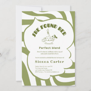 Custom Matcha Bridal Invite - Editable Template