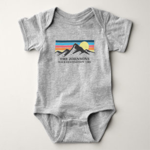 Custom Matching Family Vacation Camping Group Baby Bodysuit