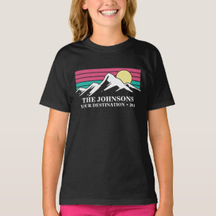 Custom Matching Family Vacation Camping Group   T-Shirt