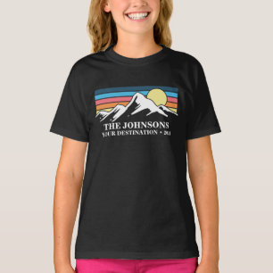 Custom Matching Family Vacation Camping Group   T-Shirt