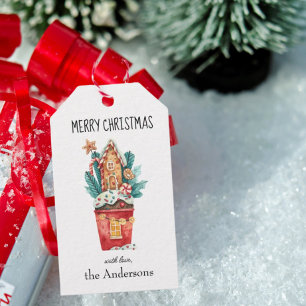 Custom Matching Houses & Sweets Gift Tags