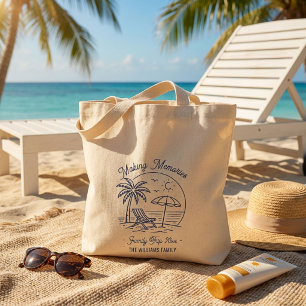 Custom Matching Vacation Family Trip Minimalist Tote Bag