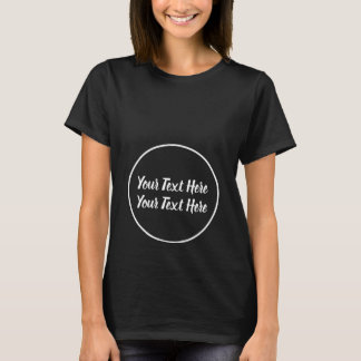 Custom Maternity Text T-Shirt