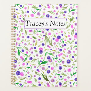 Custom Maximalist Watercolor Floral Planner