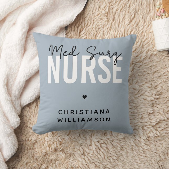 Custom Med Surg Nurse | Medical-Surgical Nurse Cushion (Blanket)