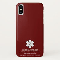 Custom Medical Alert Phone Case