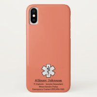 Custom Medical Alert Phone Case