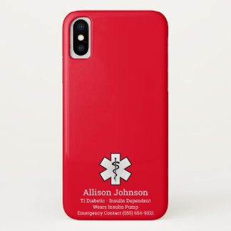 Custom Medical Alert Phone Case