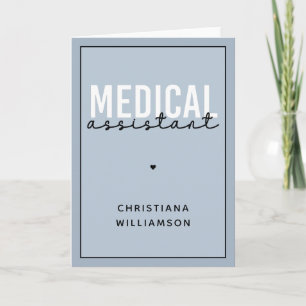 Custom Medical Assistant Clinical Assistant Gift Card