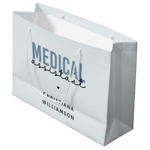 Custom Medical Assistant MA Clinical Assistant Large Gift Bag