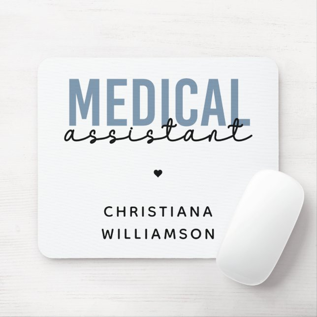 Custom Medical Assistant MA | Clinical Assistant Mouse Mat (With Mouse)
