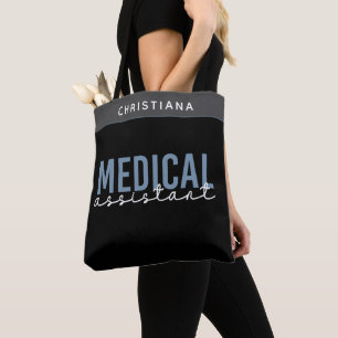 Custom Medical Assistant MA   Clinical Assistant Tote Bag
