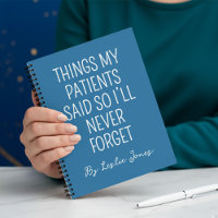 Custom Medical Journal — Funny Nurse Notebook Gift
