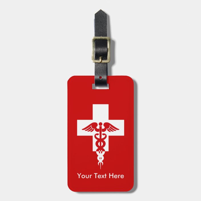 Custom Medical Professional luggage tag Zazzle.co.uk