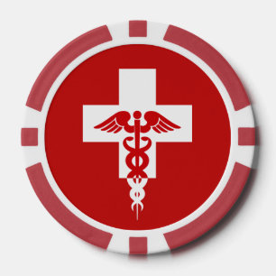 Custom Medical Professional poker chips
