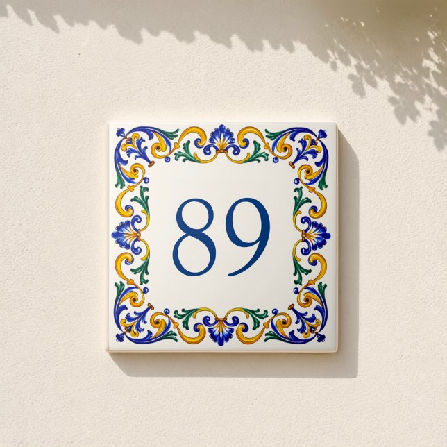 Custom Mediterranean Villa Address Tile (Creator Uploaded)