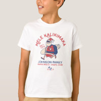 Custom Mele Kalikimaka Santa Hawaiian Christmas 