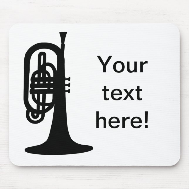 Custom Mellophone Mouse Mat (Front)