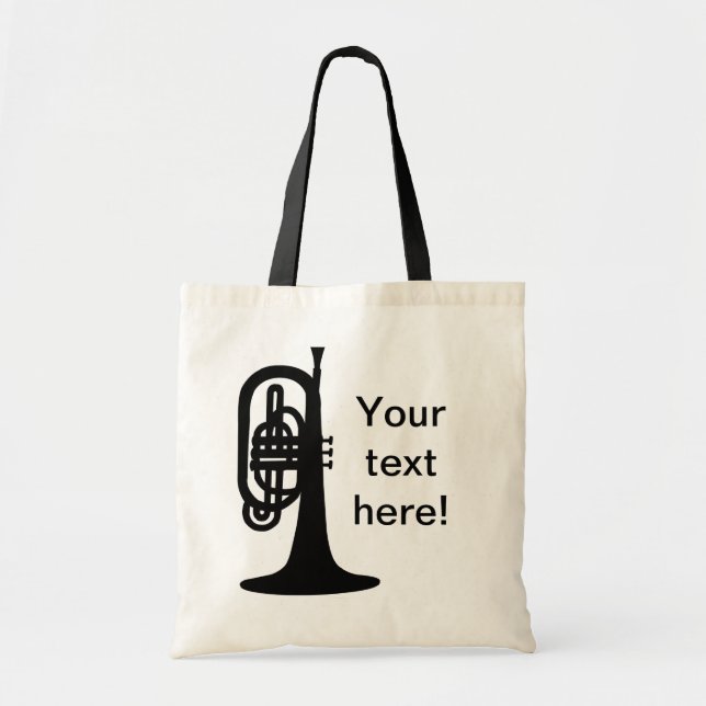 Custom Mellophone Tote Bag (Front)