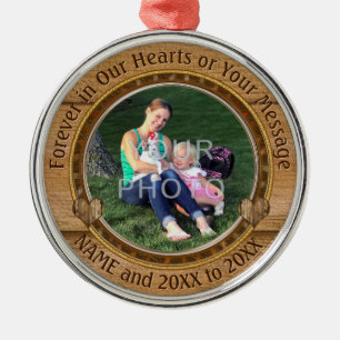 Custom Memorial Christmas Ornaments with Picture