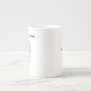 Custom Memorial Design - Heaven Gained an Angel  Bone China Mug