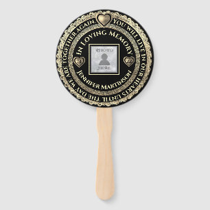 Custom Memorial Hand Fan