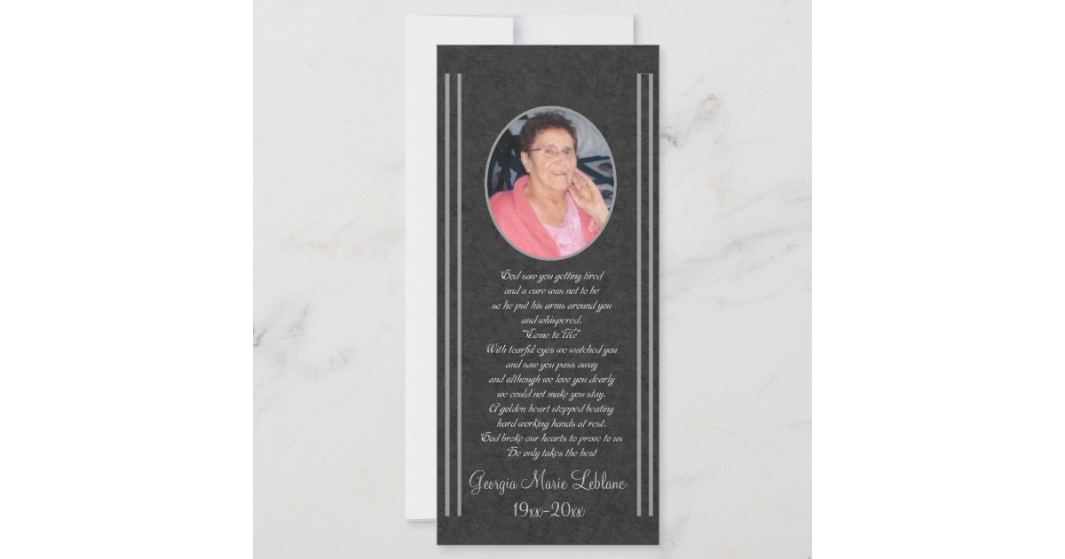 Custom Memorial Keepsakes Zazzle
