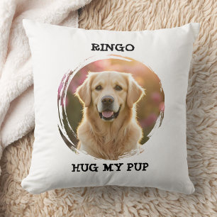 Custom Memorial Pet Pillow Hug My Pup Dog Gift