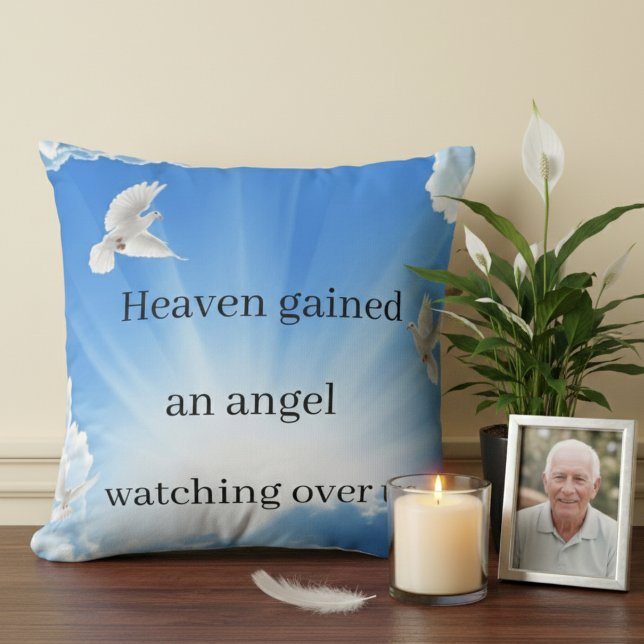 “Custom Memorial Pillow – Remember Your Loved One (Creator Uploaded)