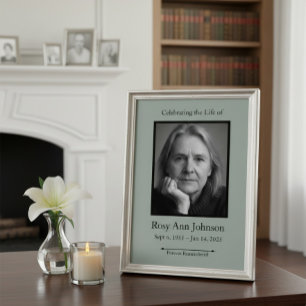 Custom Memorial Welcome Sign with Photo