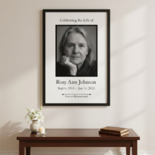 Custom Memorial Welcome Sign with Photo