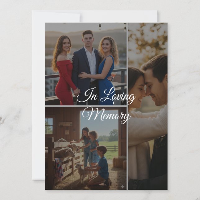 Custom Memory Photo Flat Card – Personalized Keeps (Front)