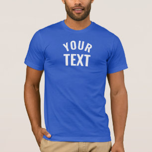 Custom Mens Bella+Canvas Short Sleeve Royal Blue T-Shirt